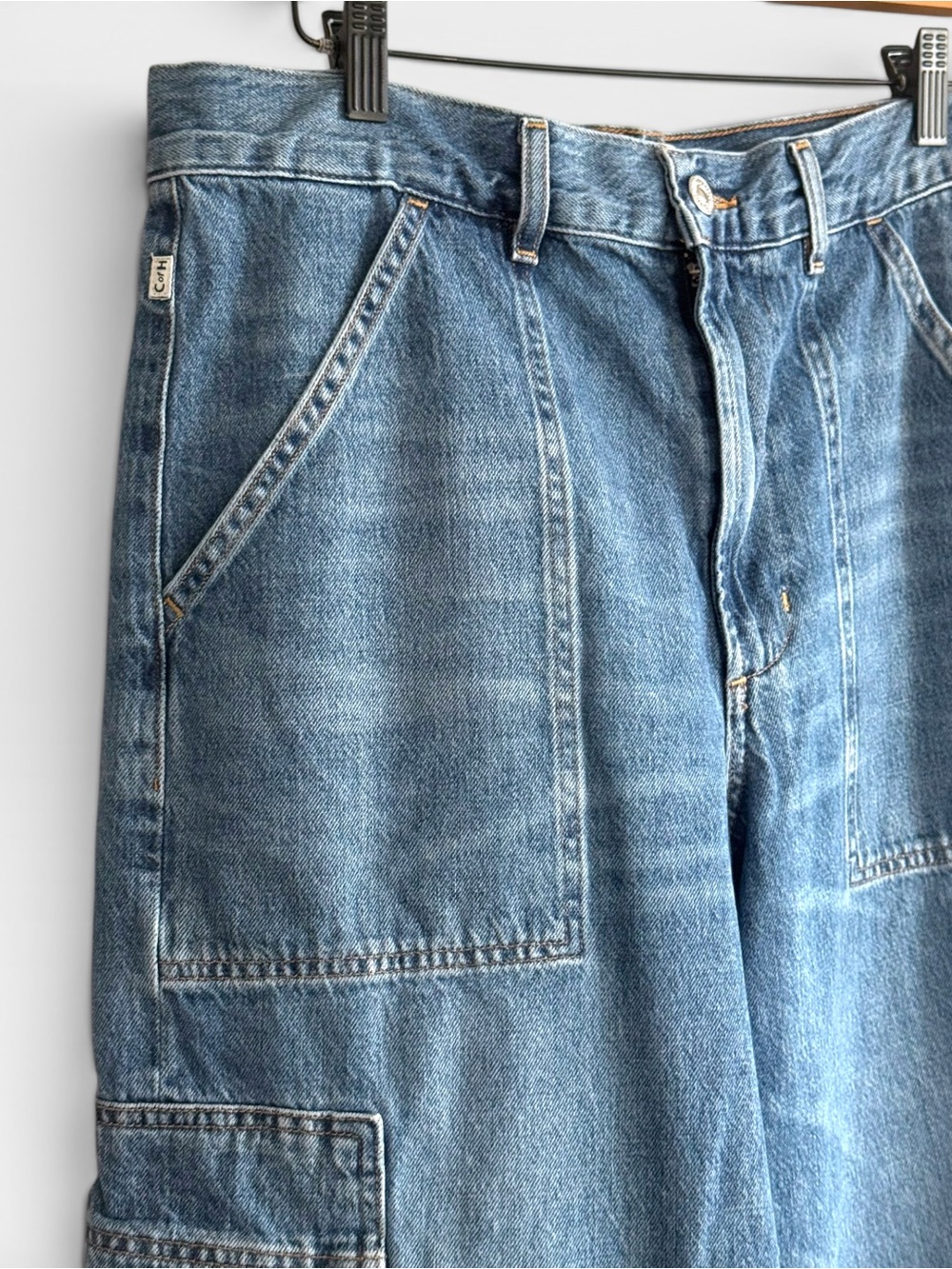 Citizens of Humanity Marcelle Cargo Barrel Jeans 100% Cotton Size 30 - Picture 5 of 11